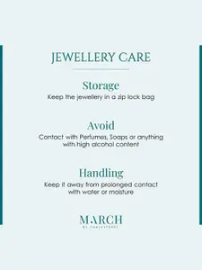 March by FableStreet 925 Sterling Silver Rhodium-plated Zircon Adjustable Ring