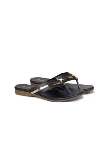 Denill Women Blue Open Toe Flats