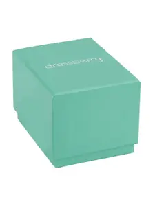 DressBerry Women Black Patterned Dial Bracelet Style Analogue Watch DB-05-03