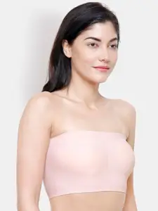 FashionRack Set Of 2 Beige Bandeau Lightly Padded & Non Wired Bra