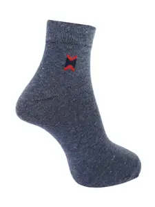 Dollar Socks Men Pack Of 3 Assorted Ankle-Length Cotton Socks