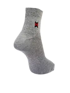 Dollar Socks Men Pack of 3 Assorted Cotton Ankle Length Socks