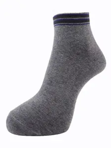 Dollar Socks Men Pack Of 3 Assorted Ankle-Length Cotton Socks