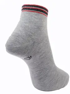Dollar Socks Men Pack of 3 Assorted Cotton Ankle-Length Socks
