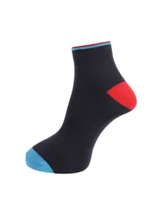 Dollar Socks Men Pack Of 3 Assorted Cotton Ankle-Length Socks