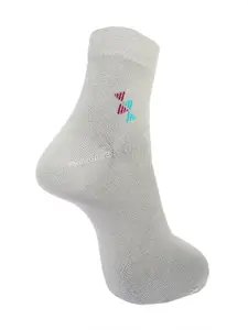 Dollar Socks Men Pack Of 3 Assorted Ankle-Length Cotton Socks