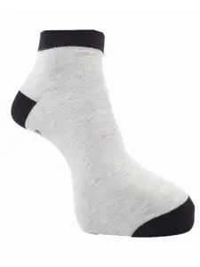 Dollar Socks Men Pack of 3 Assorted Cotton Ankle-Length Socks