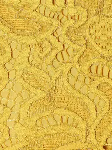 Annabelle by Pantaloons Yellow A-Line Dress