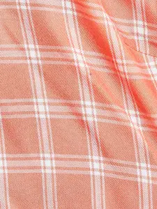 People Pink Checked Top