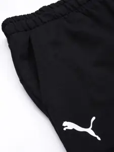 Puma Men Black & White Royal Challengers Bangalore Graphic Sports Shorts