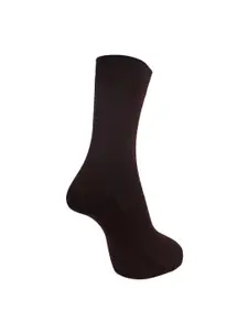 Dollar Socks Men Pack of 3 Full Length Brown Socks