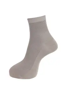 Dollar Socks Men Pack Of 3 Solid Cotton Ankle-Length Socks