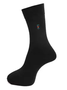 Dollar Socks Men Charcoal Grey Pack of 3 Calf Length Socks