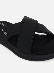 ALDO Men Black Solid Comfort Sandals