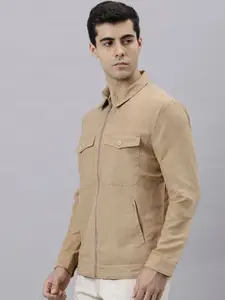 RARE RABBIT Men Burning Slim Fit Cotton Jacket