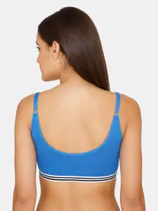 Zivame Blue Workout Bra ZI111WFASH0BLUE