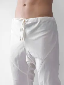 KISAH Men Yellow Solid Mandarin Collar Straight Kurta with Churidar & Jacker