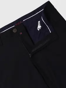 Van Heusen Sport Men Black Slim Fit Formal Trousers