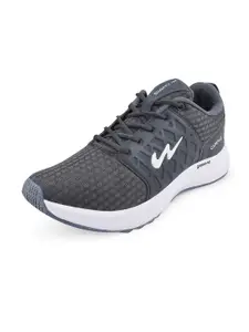Campus Men Grey Mesh Running Shoes