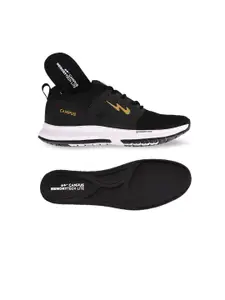 Campus Men Black Running Sports Shoes