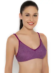 Floret Pack of 3 Polka Dot Print Bras