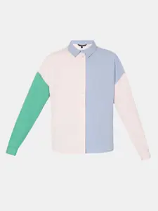 Vero Moda Women Pink Colourblocked Casual Shirt