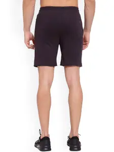 SPORTO Men Charcoal Printed Shorts
