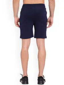 SPORTO Men Navy Blue Printed Shorts