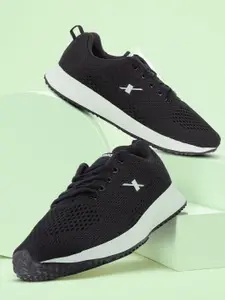 Sparx Women Black Mesh Running Non-Marking Shoes