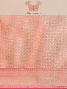 Silk Land Yellow Ethnic Motifs Zari Kanjeevaram Saree