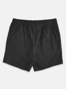 Pantaloons Baby Boys Orange & Black Set Of 2 Cotton Shorts