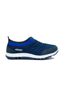 ASIAN Men Navy Blue Mesh Running Shoes