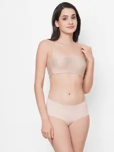 Wacoal Beige Underwired Lightly Padded Bandeau Bra