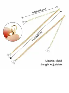 EL REGALO Women Gold-Toned Bra Straps Style C