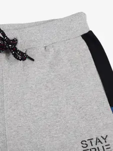 Alan Jones Boys Grey Melange Outdoor Shorts