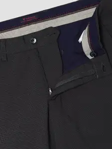 Van Heusen Sport Men Black Slim Fit Casual Trousers