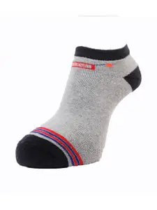 Dollar Socks Men Pack of 3 Assorted Ankle-Length Cotton Socks