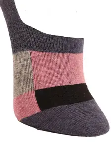 Dollar Socks Men Pack of 5 Assorted Patterned Shoe Liners