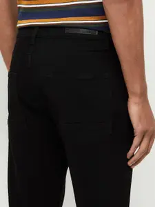 max Men Black Stretchable Jeans
