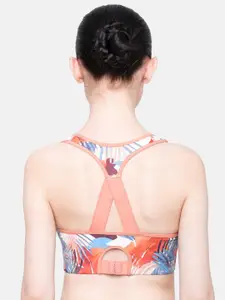 Triumph Multicoloured Triaction Balance Top Padded Wireless Quick Dry High Bounce Control Sports Bra