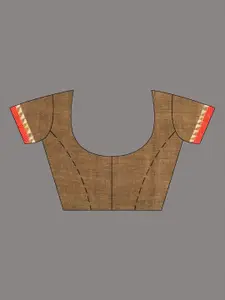 Arhi Green & Red Pure Cotton Saree