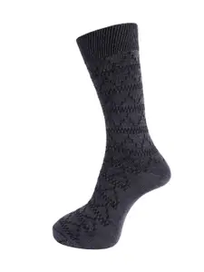 Dollar Socks Pack of 3 Assorted Patterned Cotton Above Ankle Length Socks