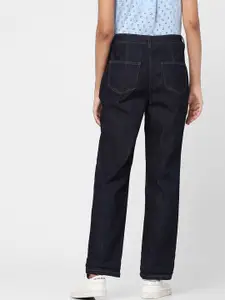 Vero Moda Women Blue Straight Fit High-Rise Jeans