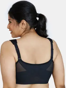 Zivame Black Solid Non-Padded Everyday Bra