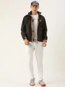 Sports52 wear Men Black Reversible Rain Jacket