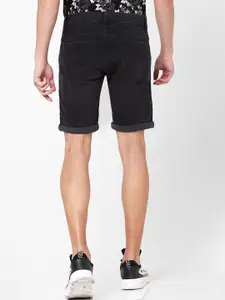 Celio Men Black Slim Fit Denim Shorts
