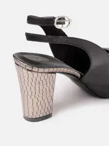 CORSICA Women Black Solid Block Heels