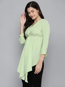 SASSAFRAS Green Print High-Low Top