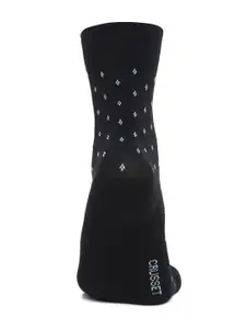 CRUSSET Pack of 6 Men Assorted Patterned Calf Length Socks