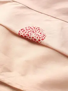 Anouk Peach-Coloured Ethnic Motifs Ethnic Cotton Maxi Dress